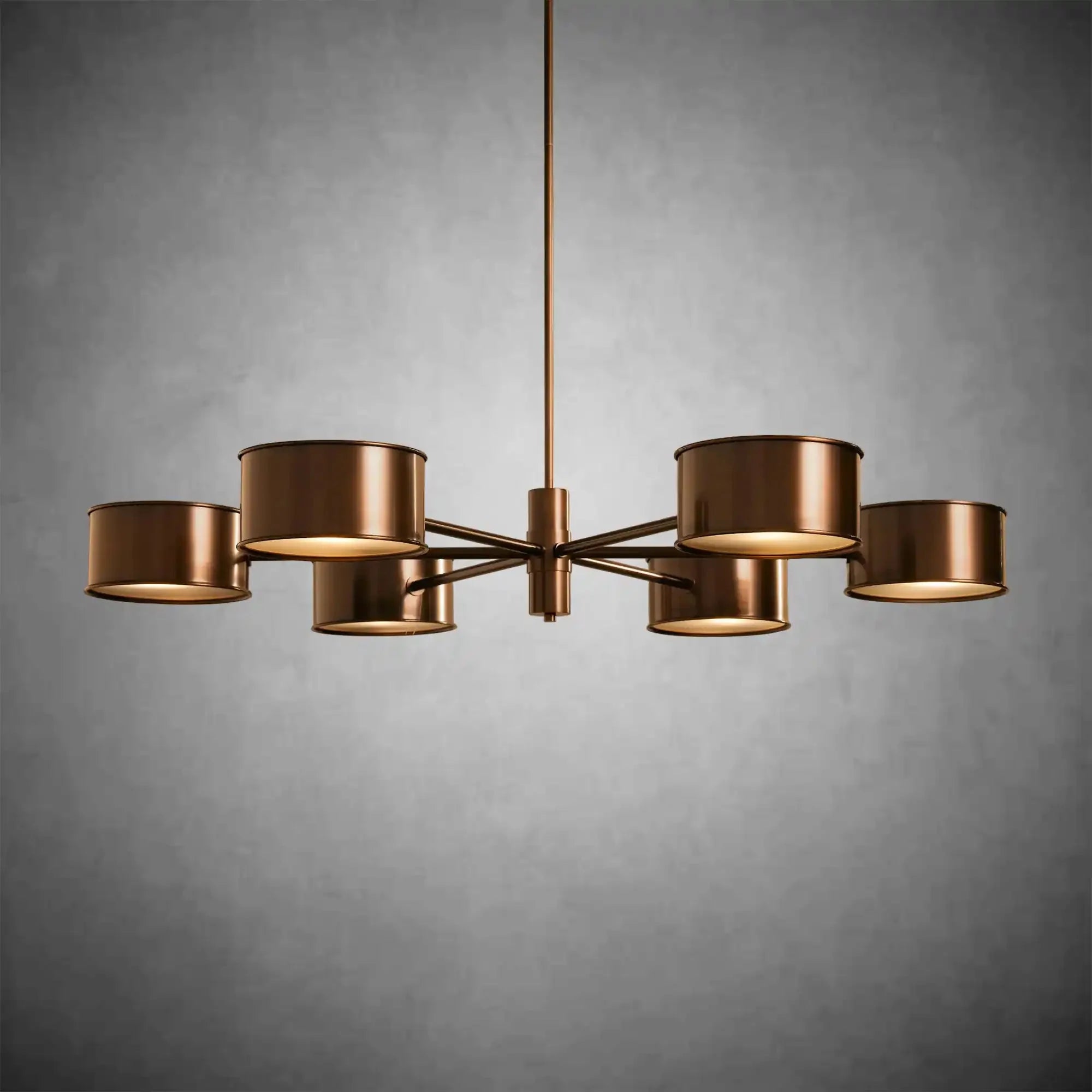 Daphne Metal Round Chandelier - cyranlamps