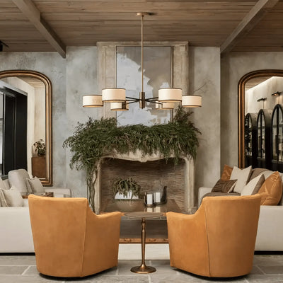 Daphne Round Chandelier - cyranlamps
