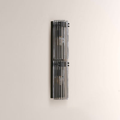 Delsia Fluted Glass Wall Sconce - cyranlamps