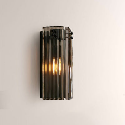 Delsia Fluted Glass Wall Sconce - cyranlamps