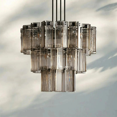 Delsie Round Chandelier 38''48''60'' - cyranlamps