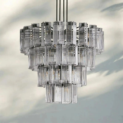 Delsie Round Chandelier 38''48''60'' - cyranlamps