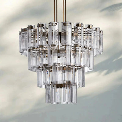 Delsie Round Chandelier 38''48''60'' - cyranlamps