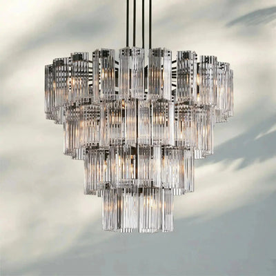 Delsie Round Chandelier 38''48''60'' - cyranlamps
