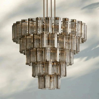 Delsie Round Chandelier 38''48''60'' - cyranlamps