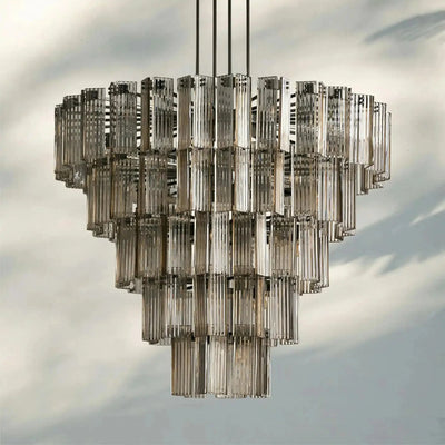 Delsie Round Chandelier 38''48''60'' - cyranlamps