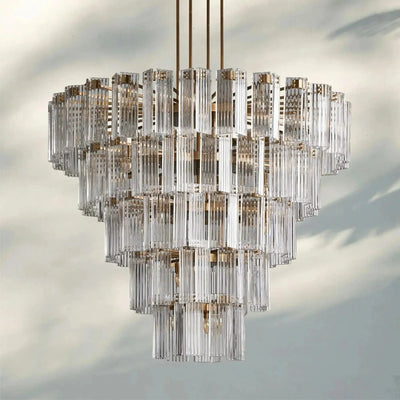 Delsie Round Chandelier 38''48''60'' - cyranlamps