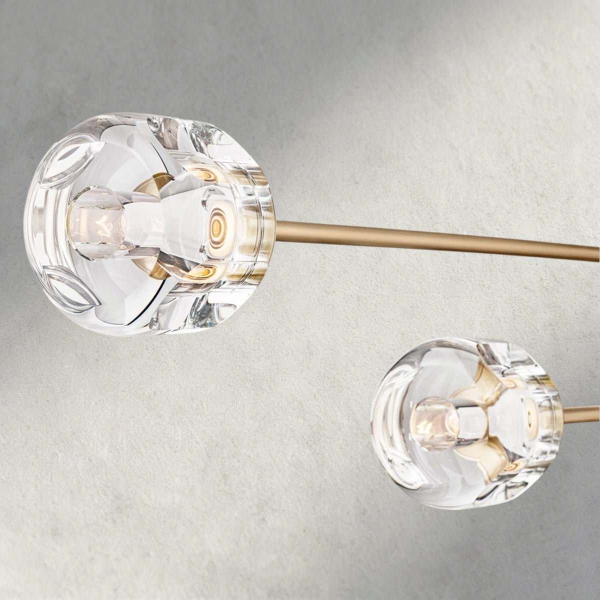 Demaret Mobile Linear Chandelier 54", 72" - cyranlighting