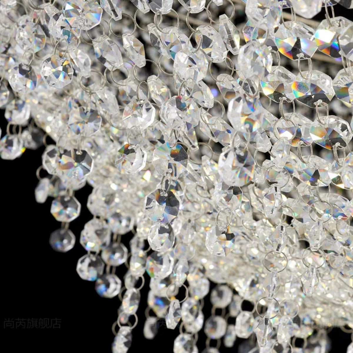 Designer Creative Light Luxury Boat - shaped Crystal Chandelier for Bedroom/ Living Room/ Bar /Dining Room - cyranlamps