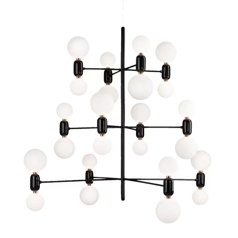Designer Model Minimalist Multi - bulb Combination Chandelier for Living/Dining Room - cyranlamps