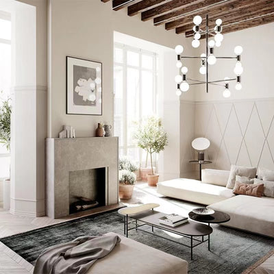 Designer Model Minimalist Multi - bulb Combination Chandelier for Living/Dining Room - cyranlamps