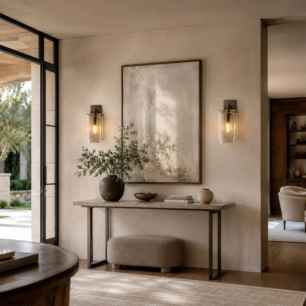 Lacourt Amber Glass Sconce
