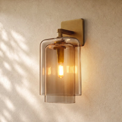 Lacourt Amber Glass Sconce
