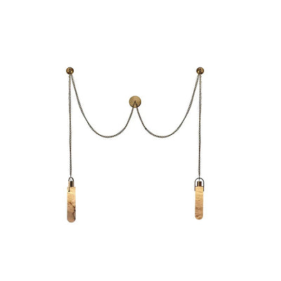 Dome Chain Alabaster Chandelier - Cyran Lamps