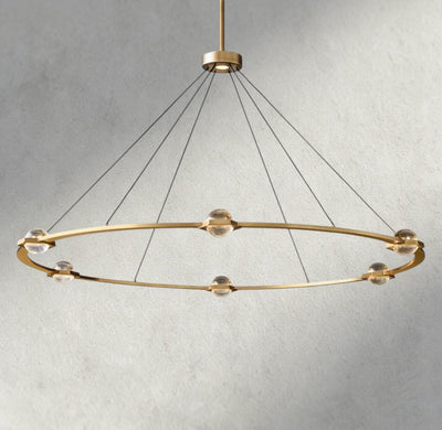 Ecletant Round Chandelier 36", 48", 60", Two - Tied 60" - cyranlighting