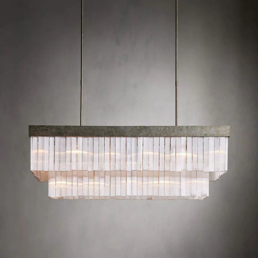 Eden Rectangular Chandelier - Cyran Lamps