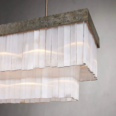 Eden Rectangular Chandelier - Cyran Lamps