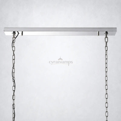 Ellington Alabaster Rectangular Chandelier 54’’ - Chandelier