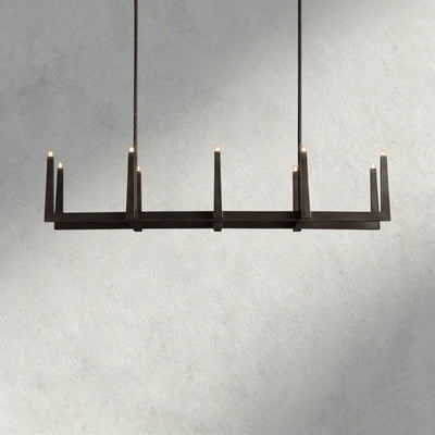 Emmet Linear Chandelier - cyranlamps