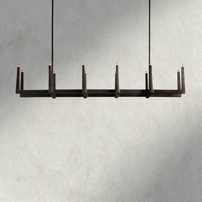 Emmet Linear Chandelier - cyranlamps