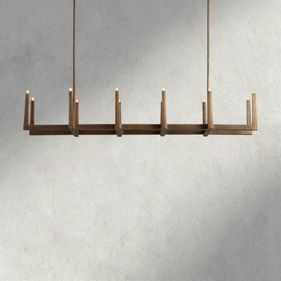 Emmet Linear Chandelier - cyranlamps