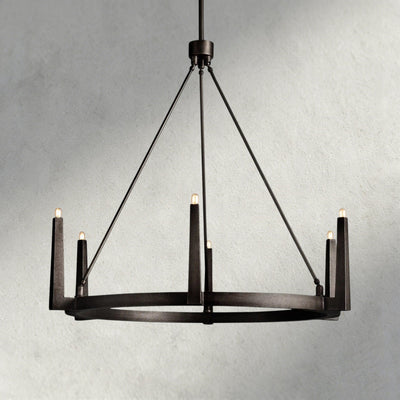 Emmet Round Chandelier 42", 54" - cyranlamps