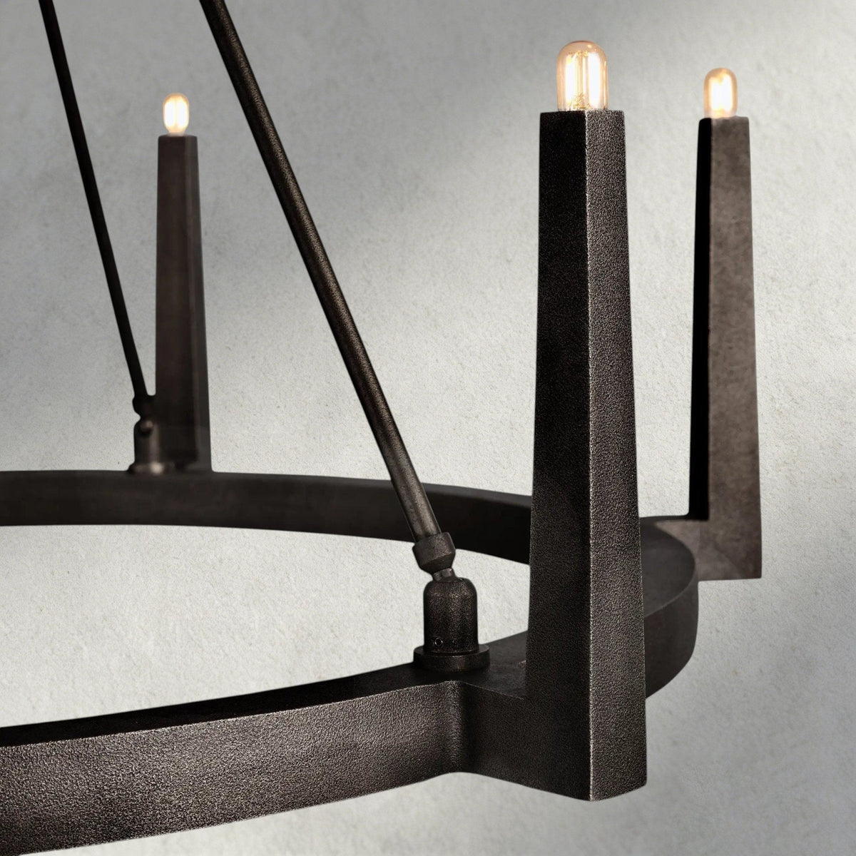 Emmet Round Chandelier 42", 54" - cyranlamps