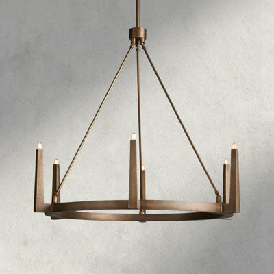 Emmet Round Chandelier 42", 54" - cyranlamps