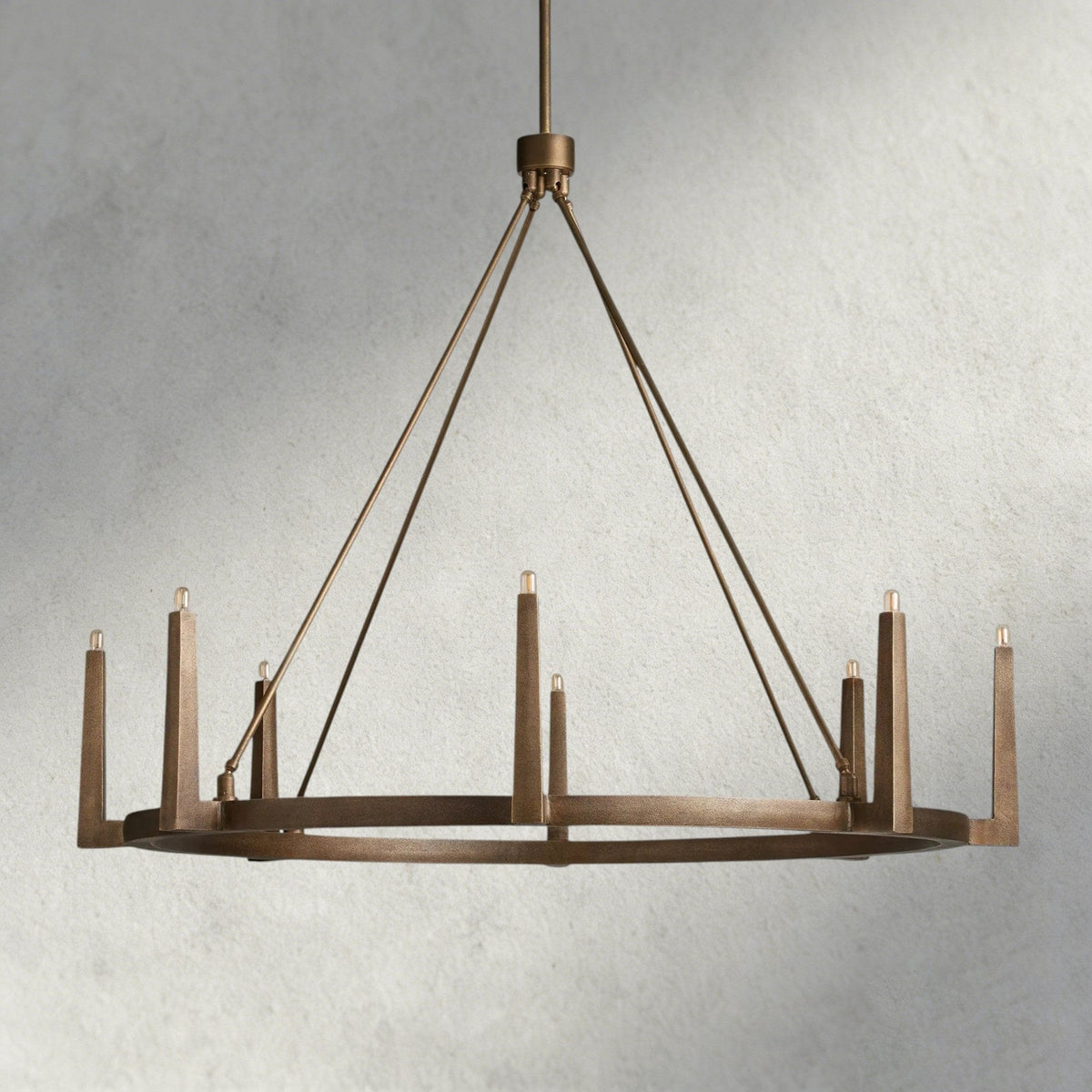 Emmet Round Chandelier 42", 54" - cyranlamps