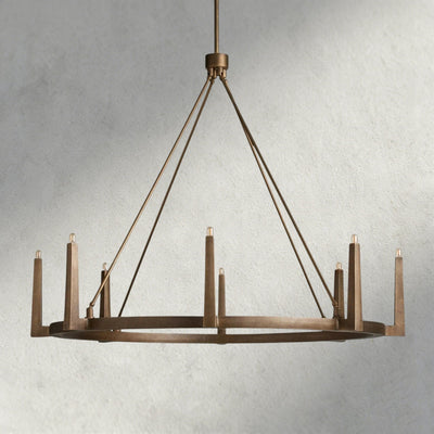 Emmet Round Chandelier 42", 54" - cyranlamps