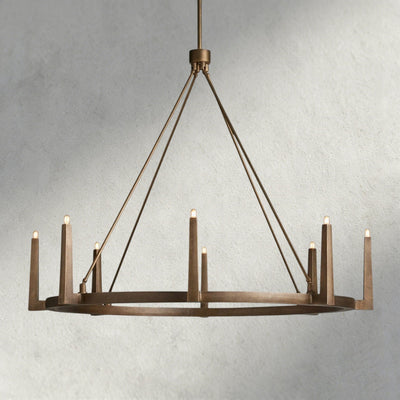 Emmet Round Chandelier 42", 54" - cyranlamps