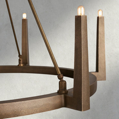 Emmet Round Chandelier 42", 54" - cyranlamps