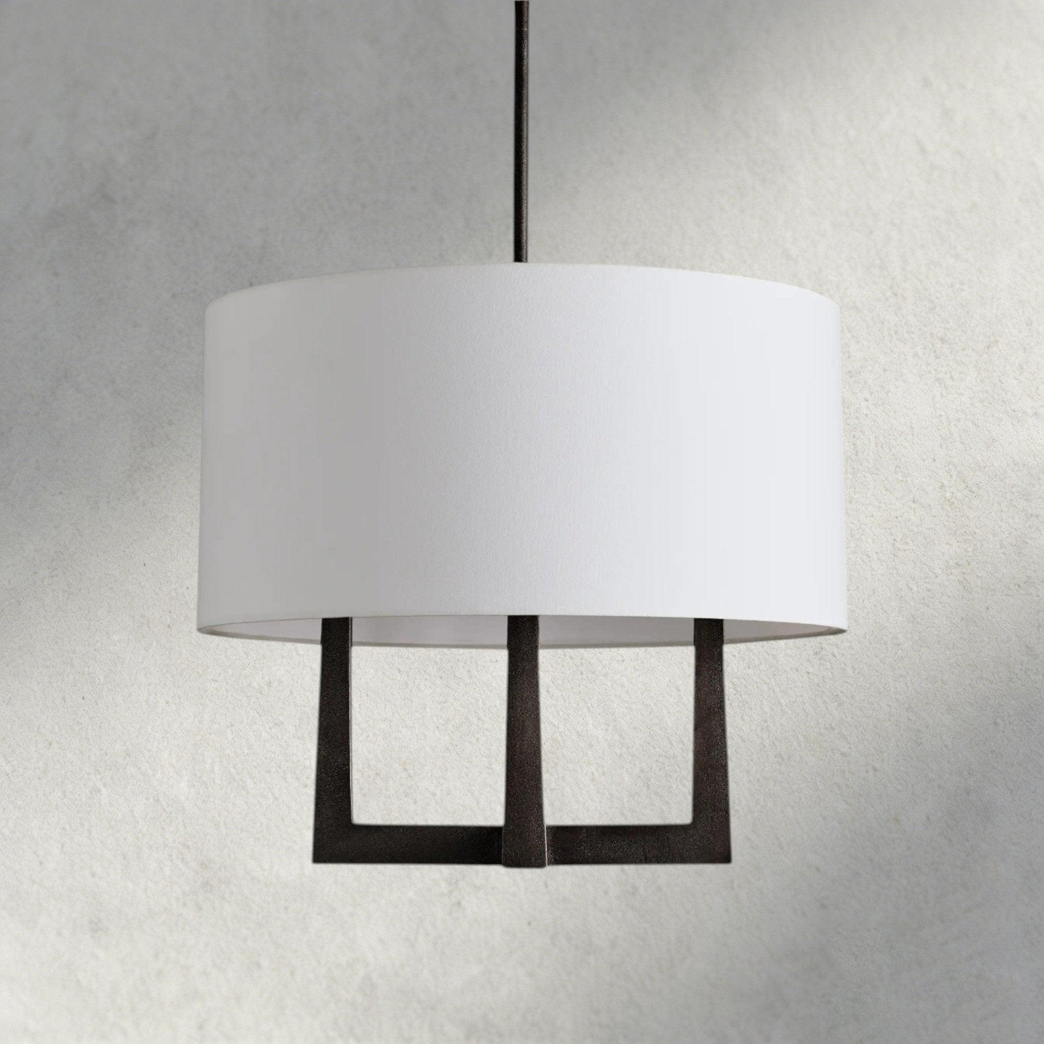 Emmet Shaded Chandelier - cyranlamps