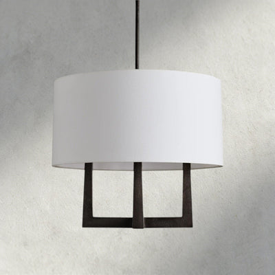 Emmet Shaded Chandelier - cyranlamps
