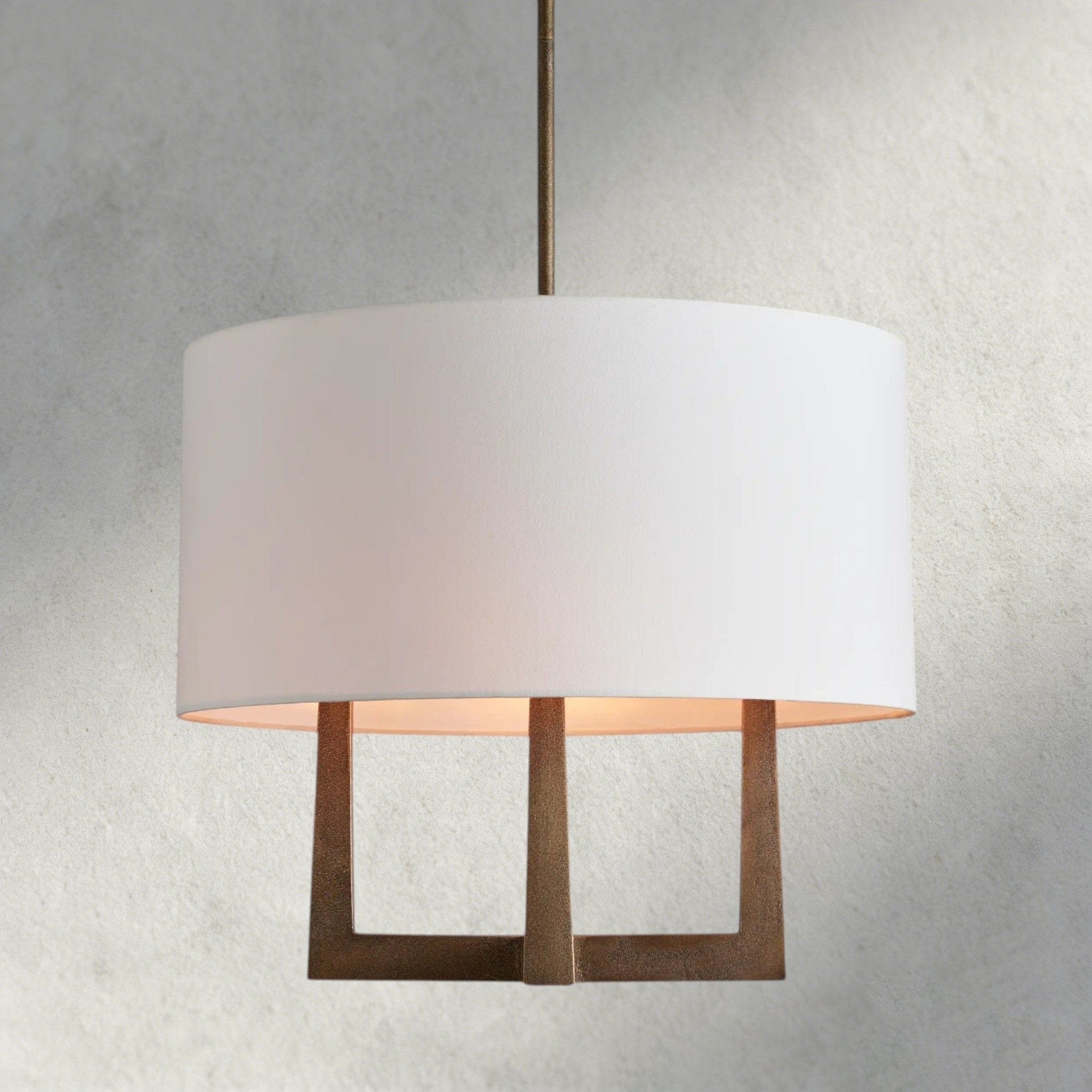 Emmet Shaded Chandelier - cyranlamps