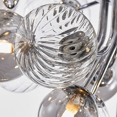 Emporio 18 - Light Glass Chandelier - cyranlamps
