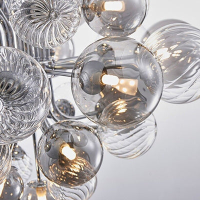 Emporio 18 - Light Glass Chandelier - cyranlamps