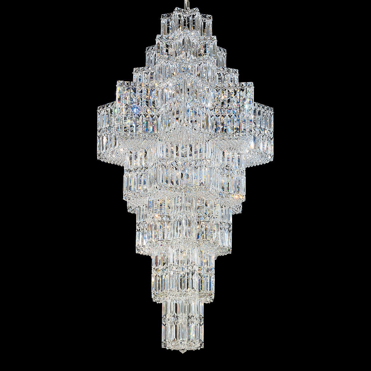 Equinoe Crystal Chandelier29" - cyranlamps