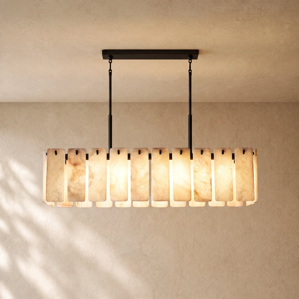 Calametta Onyx Rectangular Chandelier