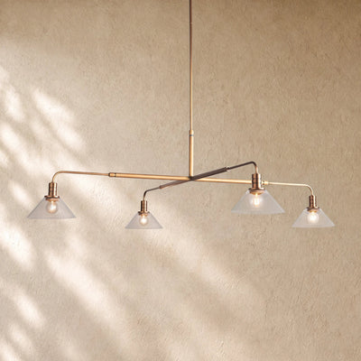 Theronm Glass Round Chandelier