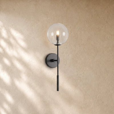 Apollos Glass Ball Wall Sconce
