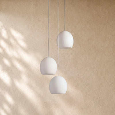 Arican Round Alabaster Chandelier