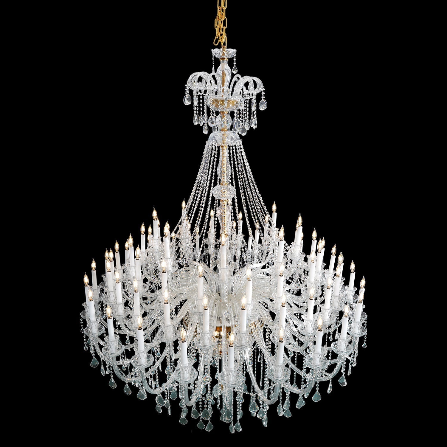 Extra Large Classic Traditional Crystal Chandelier 60/72/90 Lights for Hotel, Showroom, Foyer , Wedding Hall,Coffee Shop - cyranlamps