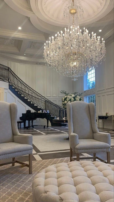 Extra Large Classic Traditional Crystal Chandelier 60/72/90 Lights for Hotel, Showroom, Foyer , Wedding Hall,Coffee Shop - cyranlamps