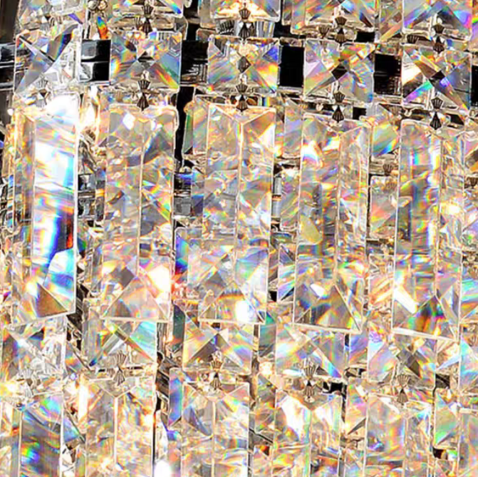 Extra Large Flush Mount Multi - tier Crystal Chandelier Modern Luxury Light Fixture For Living Room/Dining Room/Bedroom - cyranlamps