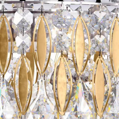 Extra Large Luxury Rectangle Crystal Pendant Chandelier for Living/Dining Room/Kitchen Island - cyranlamps
