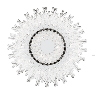 Extra Large Modern Tiers Clear Crystal Tubes Chandelier for Living Room/Hotel Lobby - cyranlamps