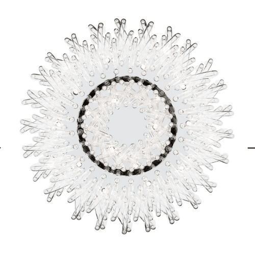 Extra Large Modern Tiers Clear Crystal Tubes Chandelier for Living Room/Hotel Lobby - cyranlamps