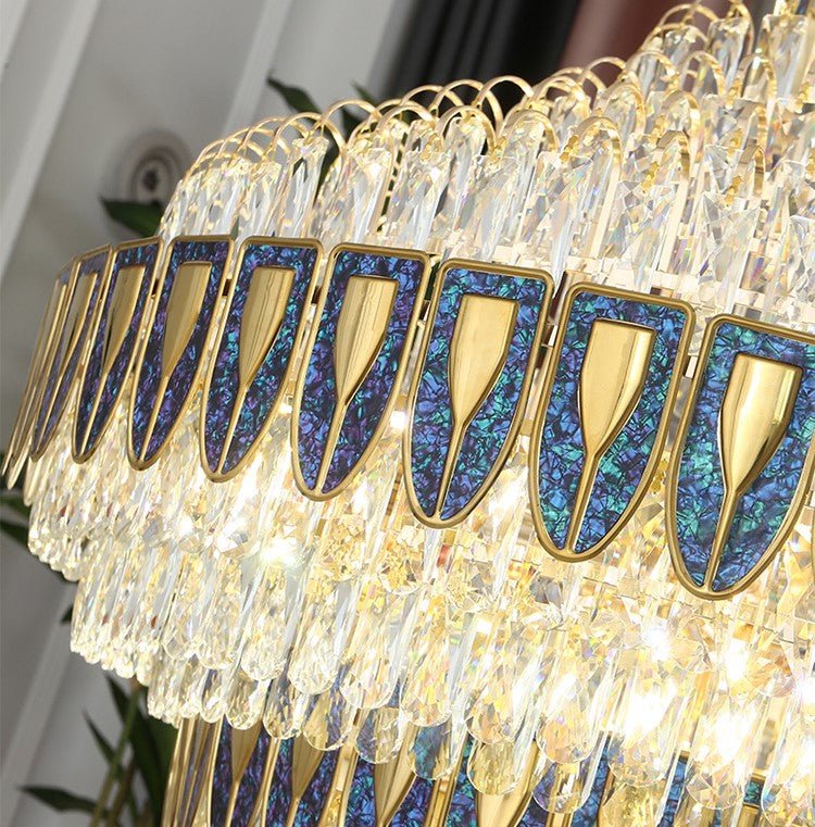 Extra Large Multi - tiered Empire Crystal Chandelier for Big Hallway/Foyer/Staircase - cyranlamps