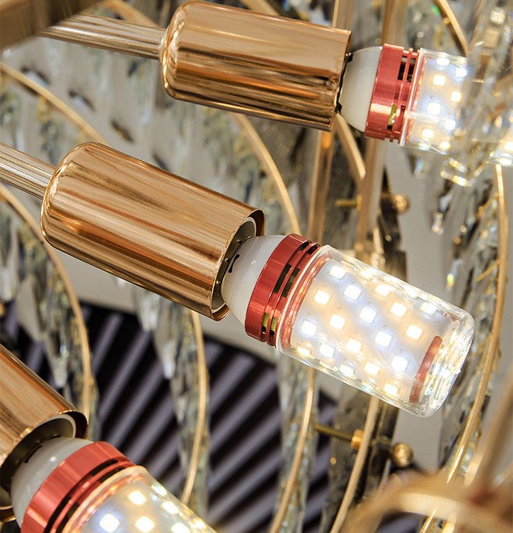Extra Large Multi - tiered Empire Crystal Chandelier for Big Hallway/Foyer/Staircase - cyranlamps